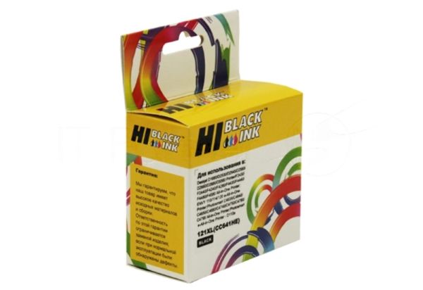 Расходные материалы Hi-Black CC641HE Картридж Hi-Black для HP DJ F4283/D2563, №121XL, BK, 600 стр.