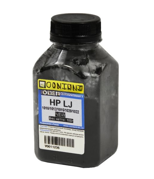 Тонер Content - для HP LJ 1010/1015 100 гр. банка