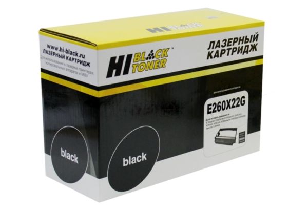 Драм-юнит Lexmark E260/E360/E460 (Hi-Black) E260X22G, 30К