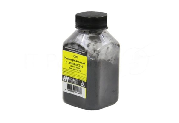 Тонер OKI Универсальный С 301dn/C310 (Hi-Black) Bk, 70 г, банка