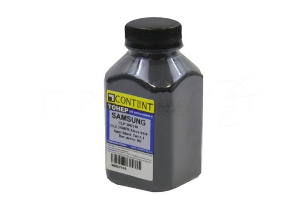 Тонер Samsung CLP 300 (Content) Тип 1.1, BK, 90 г, банка