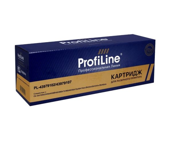 Картридж Тонер-туба ProfiLine PL-43979102/43979107 для принтеров Okidata B410dn/B420dn/B430dn/B440dn/MB460/MB470/MB480 3500 копий
