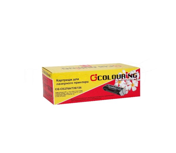 Картридж лазерный Colouring CG-CE278A/726/728 черный (2100 стр.) для принтеров HP LaserJet P1560/P1566/P1600/P1606dn/M1536 Canon i-Sensys MF4410/4420/4430/4450/4550d/4570d/4580dn/4780/D520/LBP-6200D