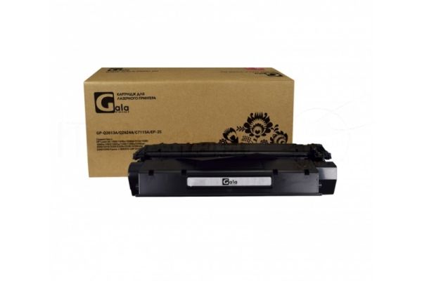 Картридж лазерный GalaPrint GP-Q2613A/Q2624A/C7115A черный (2500 стр) для HP LJ 1000/1005/1200/1300/1150/1150n/1300/1300n/1300xi/3300/3310/3320/3330/3380 Canon LBP-1210