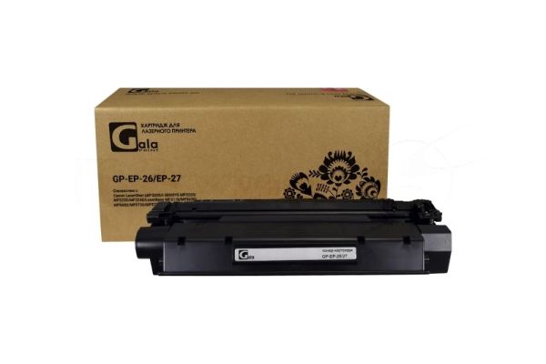 Картридж лазерный GalaPrint GP-EP-26/27 черный (2500 стр) для Canon LBP3200/3210/300N/MF3110/5530/5550/5630/5650/5730/5770/3112/3220/3222/3240