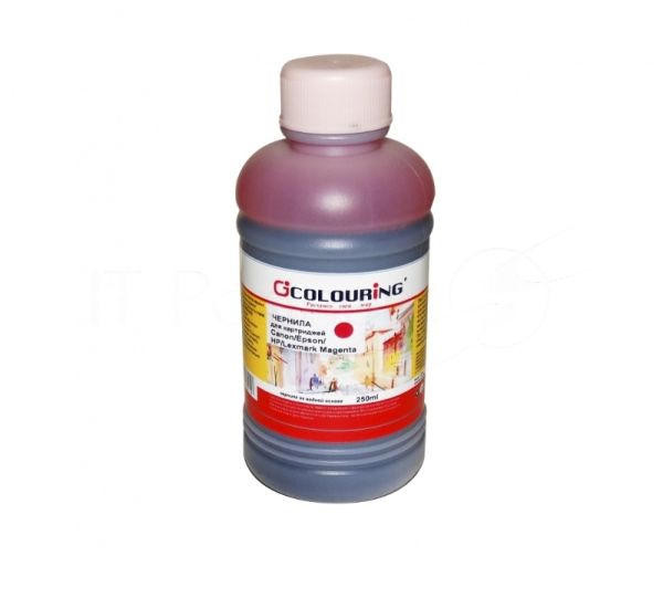 Чернила Colouring для принтеров Canon/Epson/HP/Lexmark Magenta 250 мл водн U