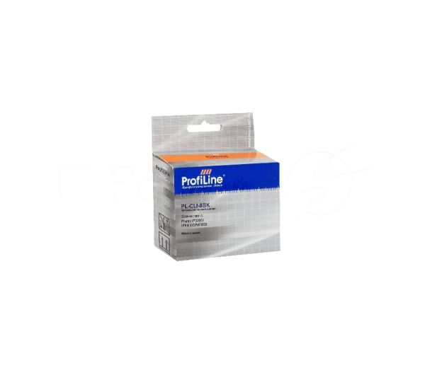 Картридж струйный ProfiLine PL-CLI-8BK для принтеров Canon Pixma iP6600D/MP950 с чипом Black водн
