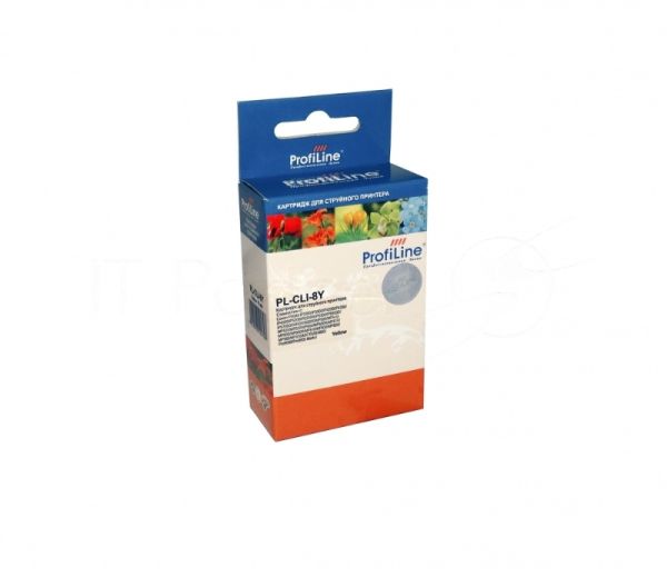 Картридж струйный ProfiLine PL-CLI-8Y для принтеров Canon Pixma iP3300/iP6600D/MP950 с чипом Yellow водн