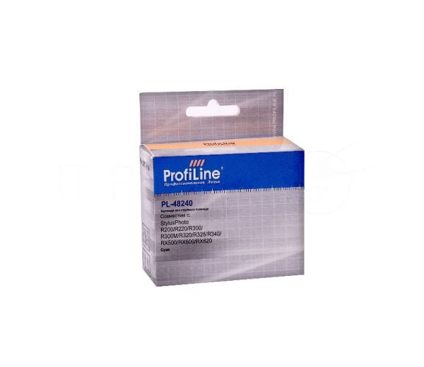Картридж струйный ProfiLine PL-48240 для принтеров Epson StylusPhoto R200/R220/R300/R300M/R320/R325/R340/RX500/RX600/RX620 Cyan водн