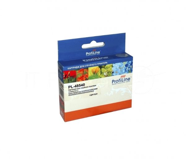 Картридж струйный ProfiLine PL-48540 для принтеров Epson StylusPhoto R200/R220/R300/R300M/R320/R325/R340/RX500/RX600/RX620 Light Cyan водн