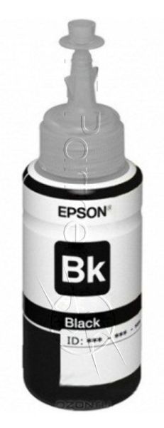 Чернила Epson L100/110/200/210/300/355/550/555 (O) C13T66414A, black, 70ml