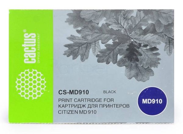 Картридж матричный Cactus CS-MD910 черный (4 мм, 0.2 м, 220 000 знаков) для Citizen MD-910