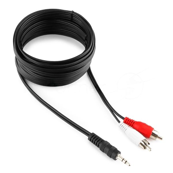 Кабель аудио Gembird Jack3.5/2xRCA, 5.0м