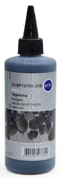 Чернила Cactus CS-EPT6731-250 черный 250мл для Epson L800/L810/L850/L1800