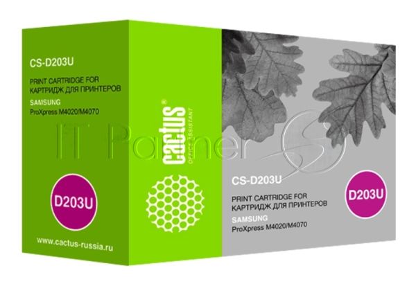 Картридж лазерный Cactus CS-D203U черный (15000 стр.) для Samsung ProXpress M4020/M4070