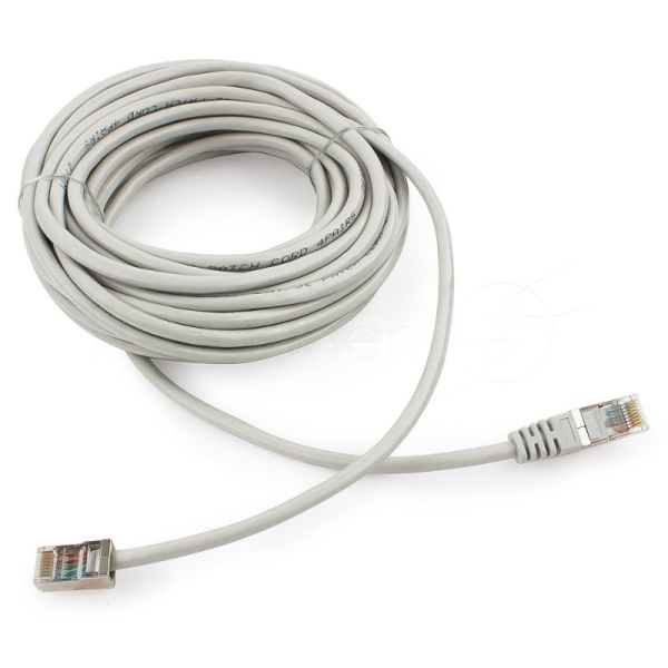Патч-корд FTP Cablexpert cat.5e, 7.5м, литой, многожильный серый