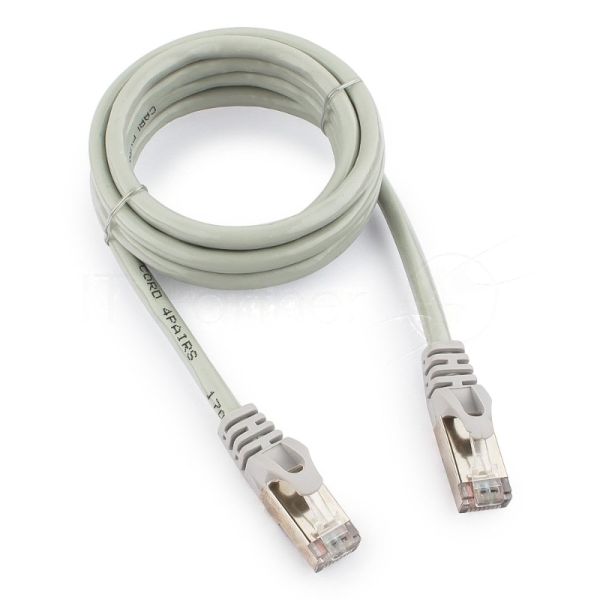 Патч-корд FTP Cablexpert cat.6, 1.5м, литой, многожильный, серый