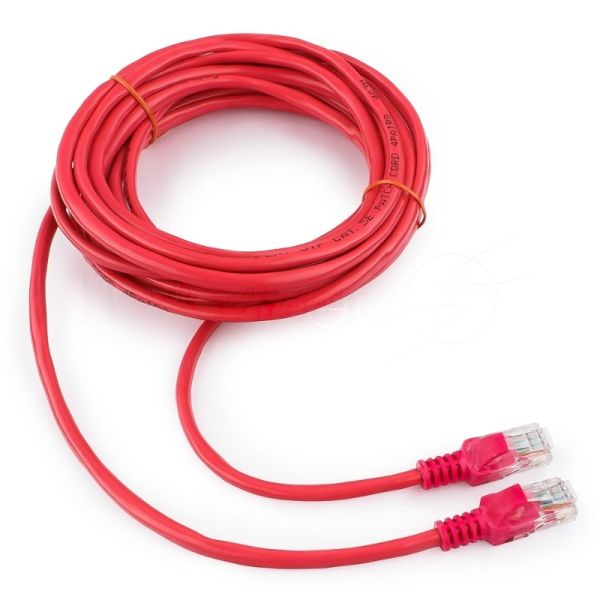 Патч-корд UTP Cablexpert cat.5e, 5м, литой, многожильный, розовый