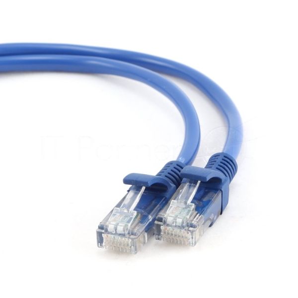 Патч-корд FTP Cablexpert cat.5e, 2м, литой, многожильный синий