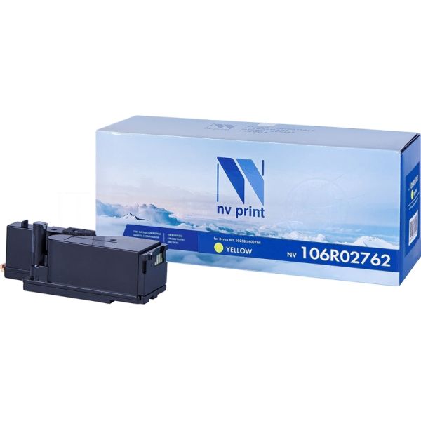 Картридж лазерный NVPrint совместимый Xerox 106R02762 Yellow для Phaser 6020/6022/WorkCentre 6025/6027 (1000k)