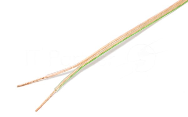 Акустический кабель Power Cube, 2x0,5, 100M, прозрачный, на катушке