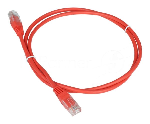 Патч-корд LANMASTER TWT UTP cat.5e, с заливными колпачками, 0.3 м, оранжевый
