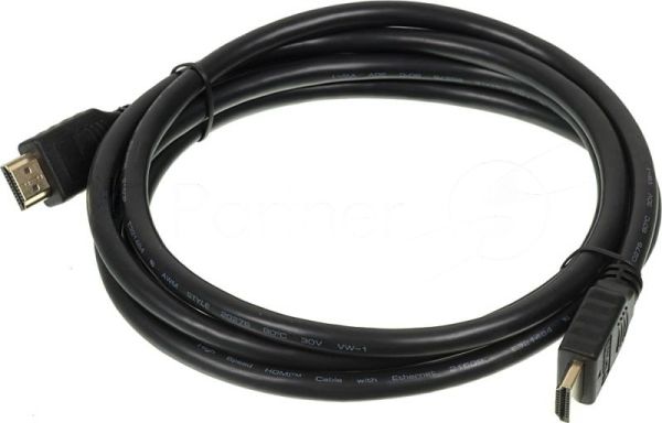 Кабель аудио-видео Buro 2.0 HDMI (m)/HDMI (m) 2м. позолоченные контакты черный