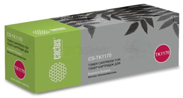 Картридж лазерный Cactus CS-TK1170 черный (7200 стр.) для Kyocera Ecosys M2040dn/M2540dn/M2640idw
