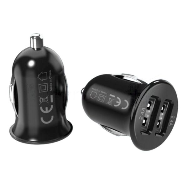 Автомобильное зарядное устройство ACD черный 24Вт, 2xUSB, 5В, 4.8А RTL
