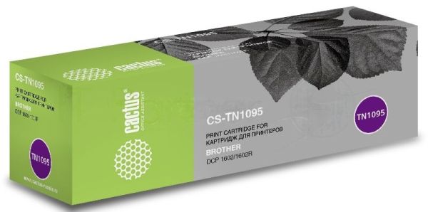 Картридж лазерный Cactus CS-TN1095 черный (1500 стр.) для Brother DCP 1602/1602R