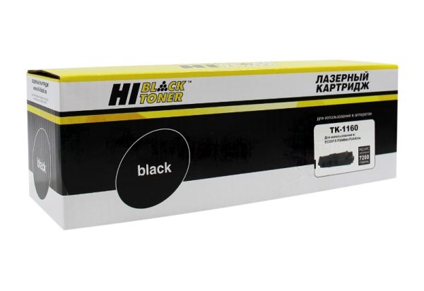 Картридж лазерный Hi-Black (HB-TK-1160) для Kyocera-Mita P2040dn/P2040dw, 7,2K (с чипом)