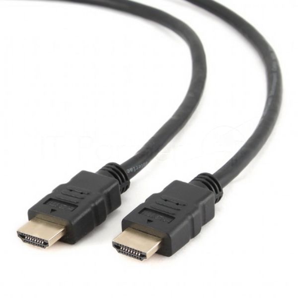 Кабель Cablexpert HDMI CC-HDMI4-15, 19M/19M, v2.0, медь, позол.разъемы, экран, 4.5м, черный, пакет