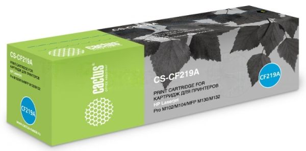 Фотобарабан Cactus CS-CF219A черный (12000 стр.) для HP M104a Pro/M104w Pro/M132a Pro/M132fn Pro