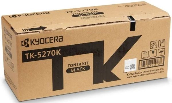 Картридж лазерный Kyocera TK-5270K (1T02TV0NL0) черный для M6230cidn/M6630cidn/P6230cdn 8000 стр