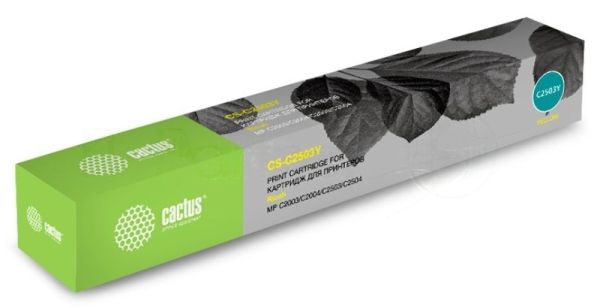 Картридж лазерный Cactus CS-C2503Y желтый (9500 стр.) для Ricoh Aficio MP C2003SP/MP C2004ASP/MP C2011SP