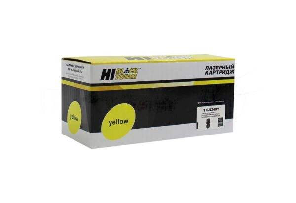 Картридж лазерный Hi-Black (HB-TK-5240Y) для Kyocera P5026cdn/M5526cdn, Y, 3K