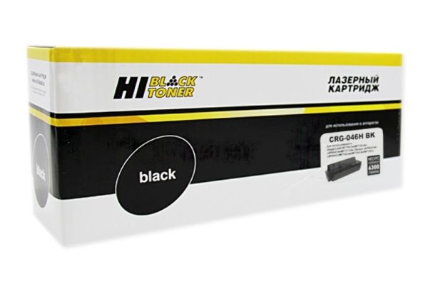Картридж Hi-Black (HB-CRG-046H BK) для Canon LBP-653/654/MF732/734/735, Bk, 6,3K