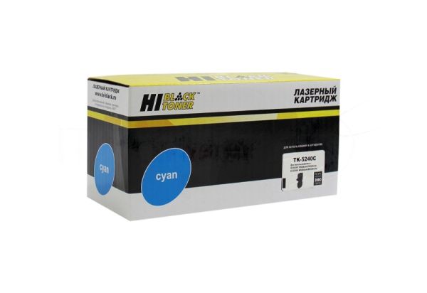 Картридж лазерный Hi-Black (HB-TK-5240C) для Kyocera P5026cdn/M5526cdn, C, 3K