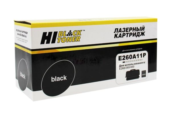 Картридж Lexmark E260/E360/E460 (Hi-Black) E260A11P, 3,5К