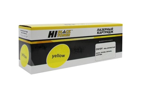 Картридж лазерный Hi-Black (HB-44315321/44315305) для OKI C610, Y, 6K
