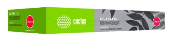Картридж лазерный Cactus CS-TK6115 черный (15000 стр.) для Kyocera Ecosys M4125idn/M4132idn