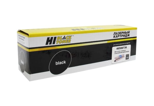 Картридж лазерный Hi-Black (HB-46508736) для OKI C332/MC363, Bk, 3,5K