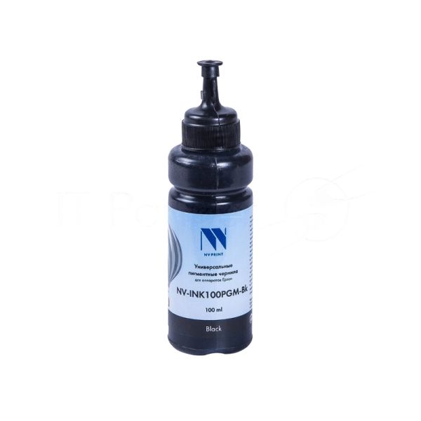 Чернила NVPrint NV-INK100 универсальные черный пигментные для аппаратов Epson (100мл) Китай