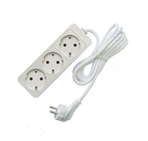 Удлинитель быт. ТМ Союз 3500 Вт 3 гн. ПВС 3 м 481S-6303