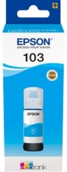 Чернила Epson 103C C13T00S24A голубой (65 мл) для Epson L3100/3110/3150