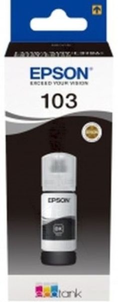 Чернила Epson 103BK C13T00S14A черный (65 мл) для Epson L3100/3110/3150