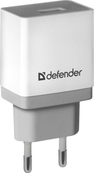 Сетевой адаптер питания Defender 1xUSB, 5V/2.1А, белый (UPA-21)