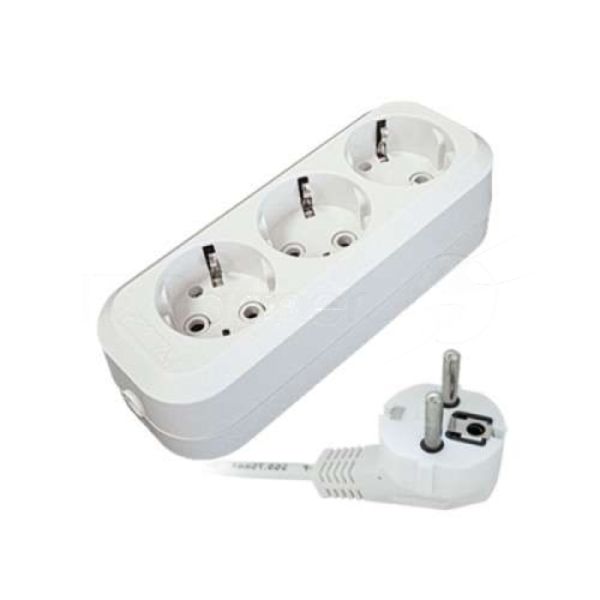 Удлинитель 3х10 м с заземл. 16А IP20 E-303 АБС-пл. ПВС 3х1 UNIVersal 9631980