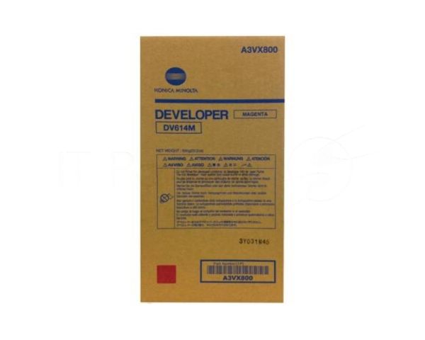 Девелопер Konica-Minolta bizhub PRESS C1060/C1060L/C1070/C1070P красный DV-614M