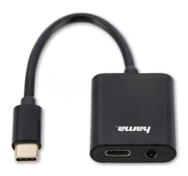 USB-концентратор Hama 00135748, USB Type C, 3.5мм/Type C, USB Type-C